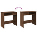 Birou Stejar maro 80x40x75 cm Lemn prelucrat - WALTI WALTI