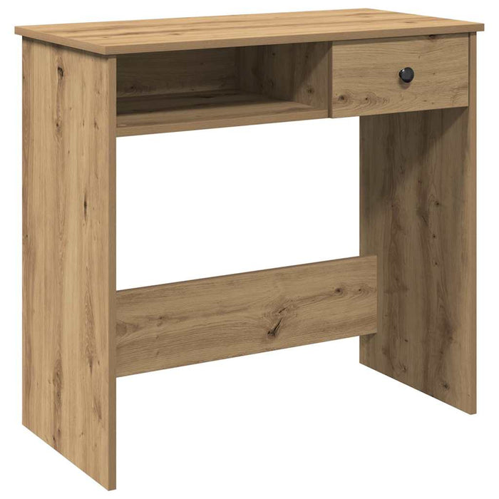 Birou, stejar artizanal, 80x40x75 cm, lemn prelucrat - WALTI WALTI