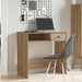Birou, stejar artizanal, 80x40x75 cm, lemn prelucrat - WALTI WALTI