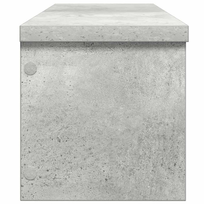 Rafturi de bucătărie stivuibile 2 buc Beton Gri 50x15x16 cm - WALTI WALTI
