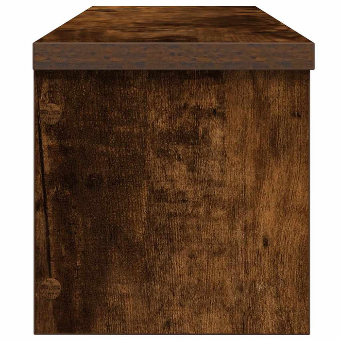 Rafturi de bucătărie stivuibile 2 buc Stejar afumat 50x15x16 cm WALTI