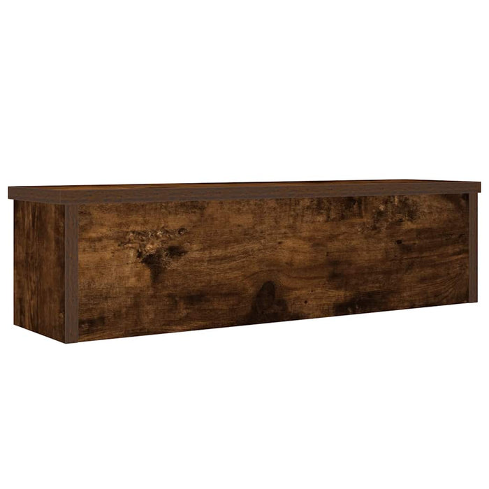 Rafturi de bucătărie stivuibile 2 buc Stejar afumat 50x15x16 cm WALTI