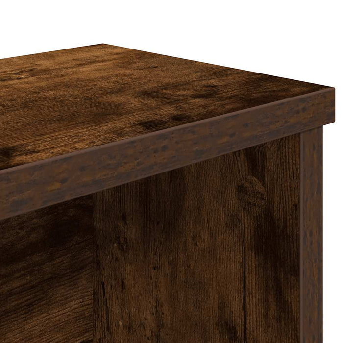 Rafturi de bucătărie stivuibile 2 buc Stejar afumat 50x15x16 cm WALTI