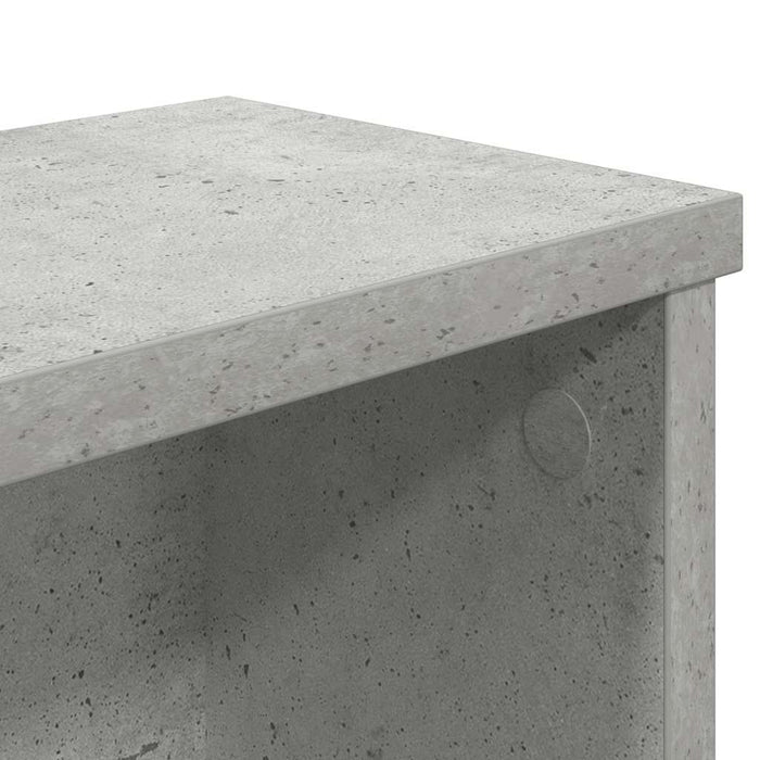 Rafturi de bucătărie stivuibile 2 buc Beton Gri 60x15x16 cm - WALTI WALTI