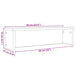 Rafturi de bucătărie stivuibile 2 buc Beton Gri 60x15x16 cm - WALTI WALTI