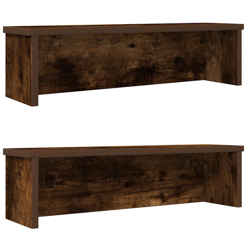 Rafturi de bucătărie stivuibile 2 buc Stejar afumat 60x15x16 cm - WALTI WALTI