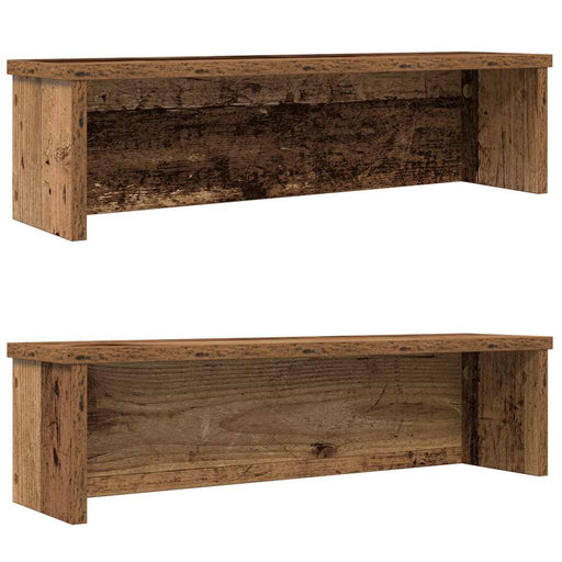 Rafturi de bucătărie stivuibile 2 buc Lemn vechi 60x15x16 cm - WALTI WALTI