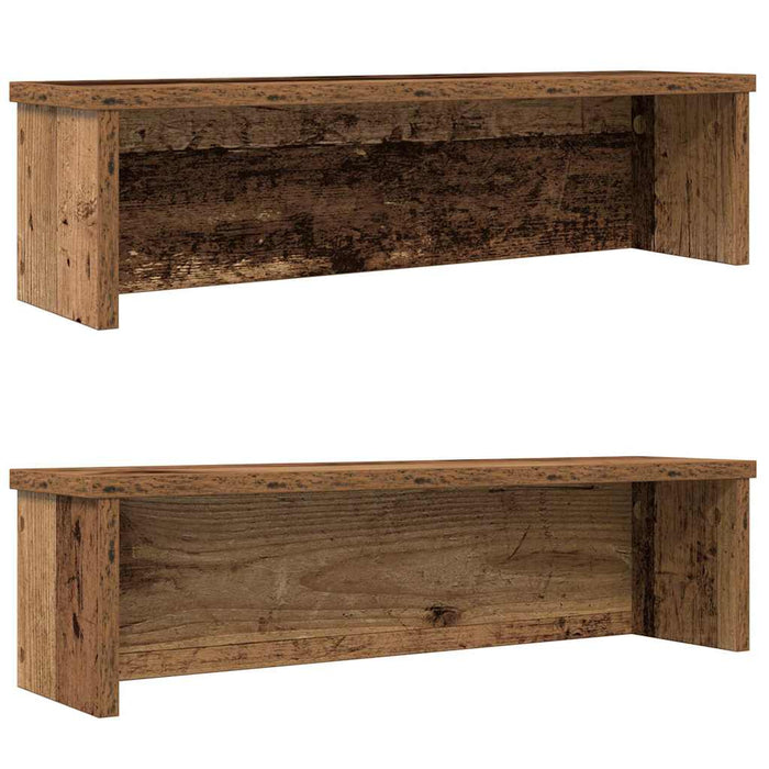 Rafturi de bucătărie stivuibile 2 buc Lemn vechi 60x15x16 cm - WALTI WALTI
