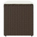 Scaune de grădină cu perne 2 buc Maro 40x40x43 cm Poly Ratan - WALTI WALTI