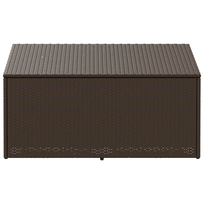 Cutie de depozitare de grădină maro 110x50x58 cm polirattan - WALTI WALTI