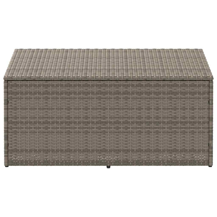 Ladă de grădină gri 110x50x58 cm, poliratan WALTI
