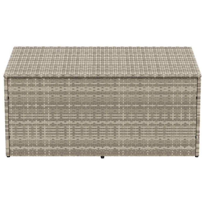 Cutie de depozitare grădină gri deschis 110x50x58 cm polirattan - WALTI WALTI