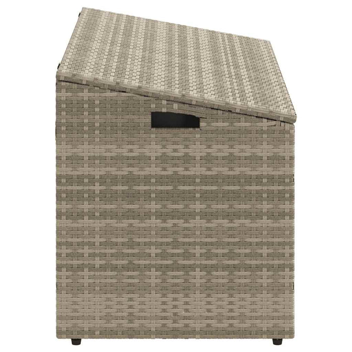 Cutie de depozitare grădină gri deschis 110x50x58 cm polirattan - WALTI WALTI