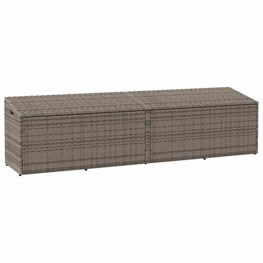 Cutie de depozitare de grădină gri 220x50x58 cm Poly Ratan - WALTI WALTI