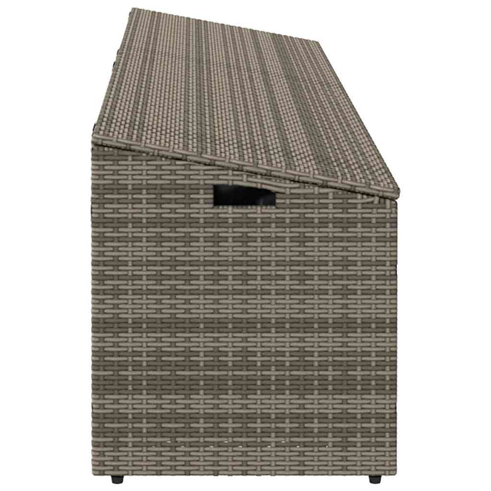 Cutie de depozitare de grădină gri 220x50x58 cm Poly Ratan - WALTI WALTI