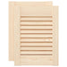 Uși de dulap design lambriu 2 buc. 39,5x29,5 cm lemn masiv pin - WALTI WALTI