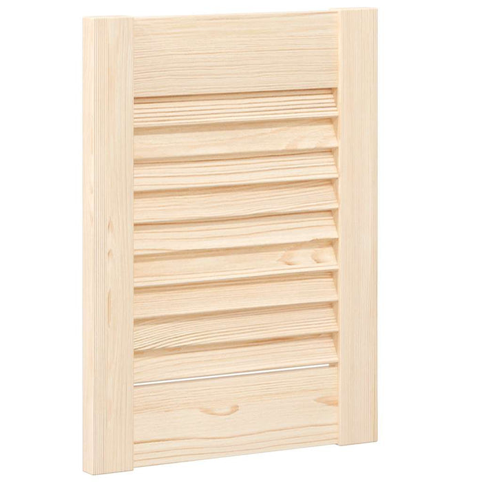 Uși de dulap design lambriu 4 buc. 39,5x29,5 cm lemn masiv pin - WALTI WALTI