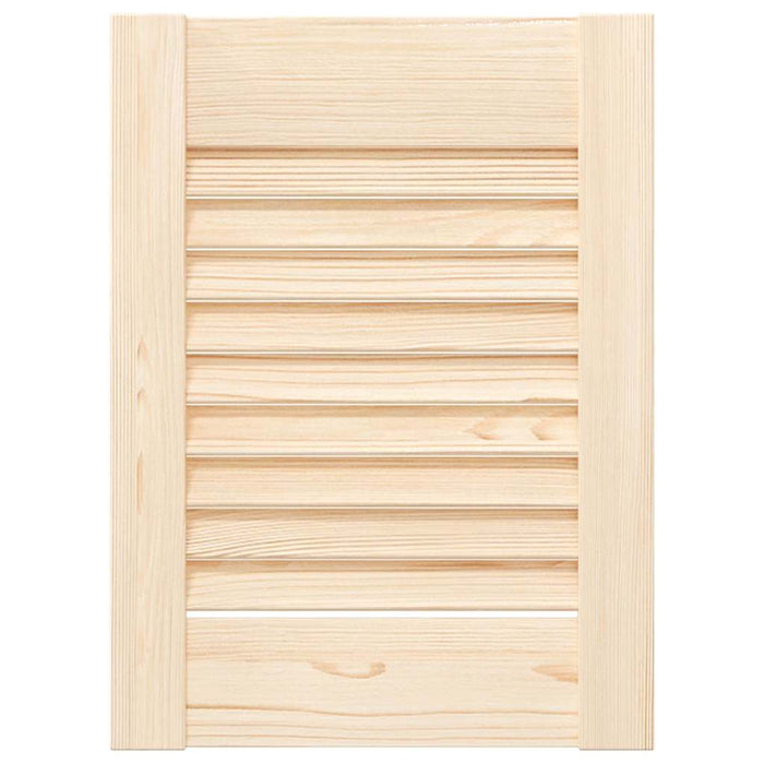 Uși de dulap design lambriu 4 buc. 39,5x29,5 cm lemn masiv pin - WALTI WALTI