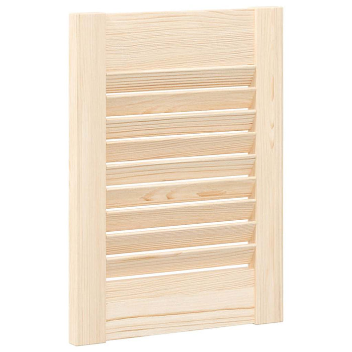 Uși de dulap design lambriu 4 buc. 39,5x29,5 cm lemn masiv pin - WALTI WALTI