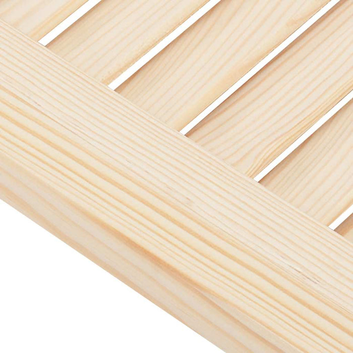 Uși de dulap design lambriu 4 buc. 39,5x29,5 cm lemn masiv pin - WALTI WALTI