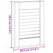 Uși de dulap design lambriu 4 buc. 39,5x29,5 cm lemn masiv pin - WALTI WALTI