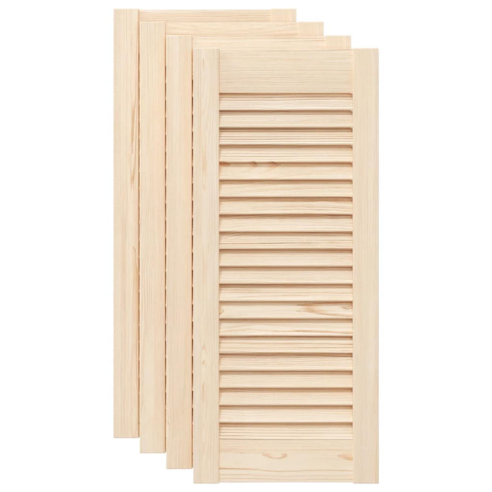 Uși de dulap design lambriu, 4 buc., 69x29,5 cm, lemn masiv pin - WALTI WALTI