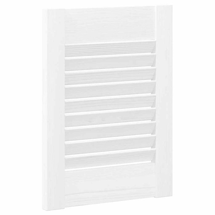 Uși de dulap design cu lavră 2 buc Alb 39,5x29,5 cm - WALTI WALTI