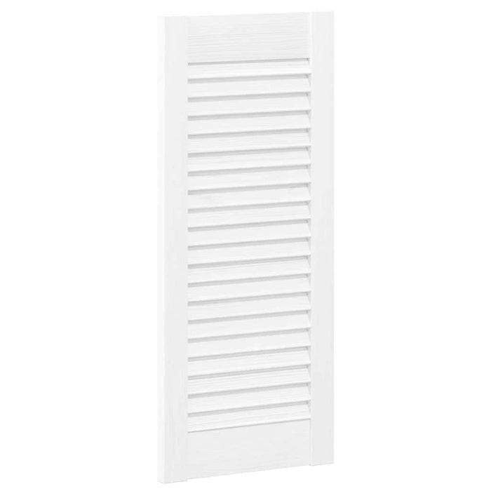 Uși pentru dulapuri design cu grilaj 4 buc Alb 69x29,5 cm - WALTI WALTI