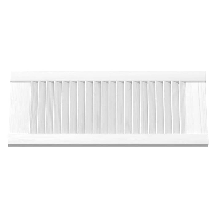 Uși pentru dulapuri design cu grilaj 4 buc Alb 69x29,5 cm - WALTI WALTI