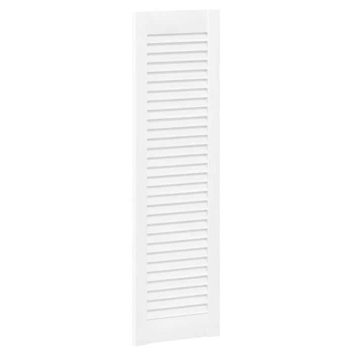 Uși de dulap design cu perioare 2 buc Alb 99x29,5 cm - WALTI WALTI