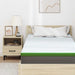 Suport pentru saltea Alb și Verde 90 x 190 cm Material jacquard - WALTI WALTI