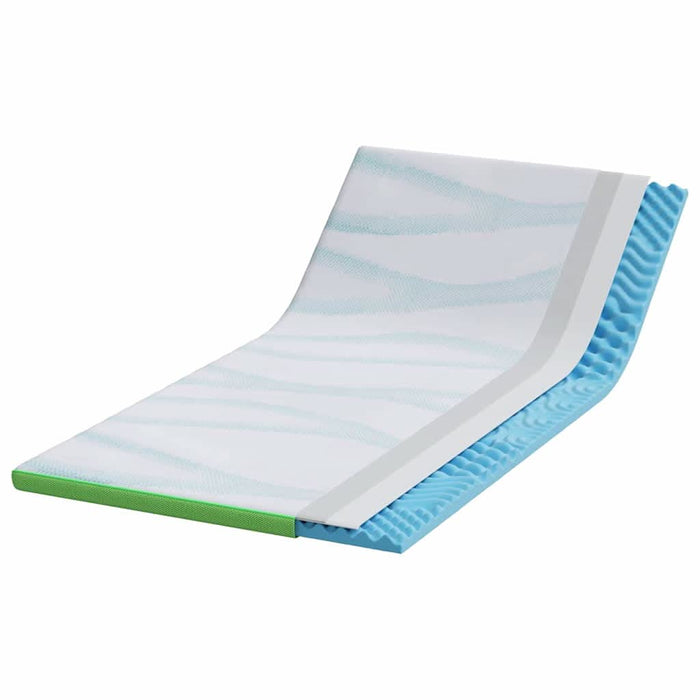 Suport pentru saltea Alb și Verde 90 x 200 cm Material jacquard - WALTI WALTI