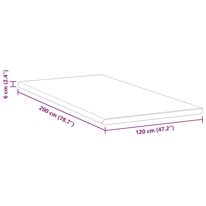 Suport pentru saltea Alb și Verde 120 x 200 cm - WALTI WALTI