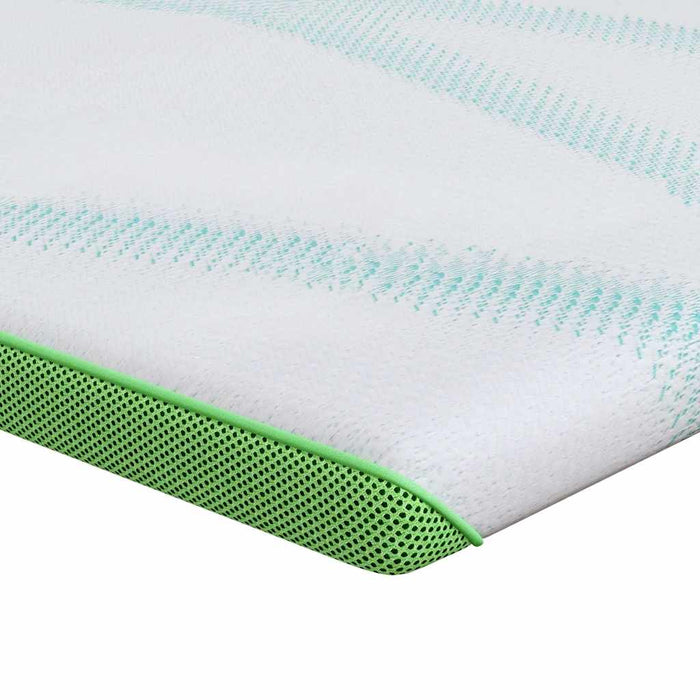 Suport pentru saltea Alb și Verde 70 x 200 cm Material jacquard WALTI