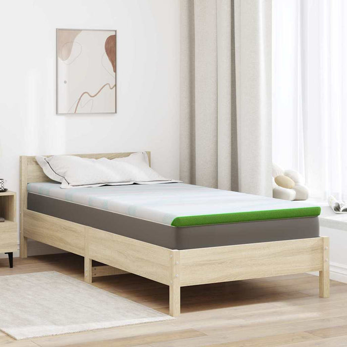 Suport pentru saltea Alb și Verde 90 x 190 cm Material jacquard - WALTI WALTI