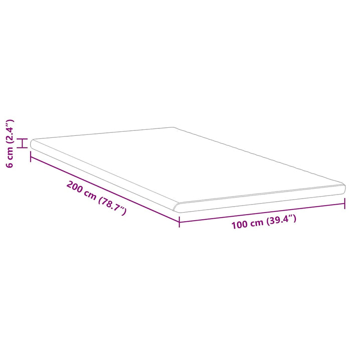 Suport pentru saltea Alb și Verde 100 x 200 cm - WALTI WALTI