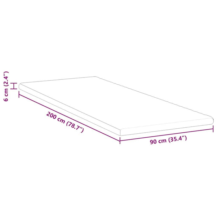Suport pentru saltea Alb 90 x 200 cm Material jacquard - WALTI WALTI