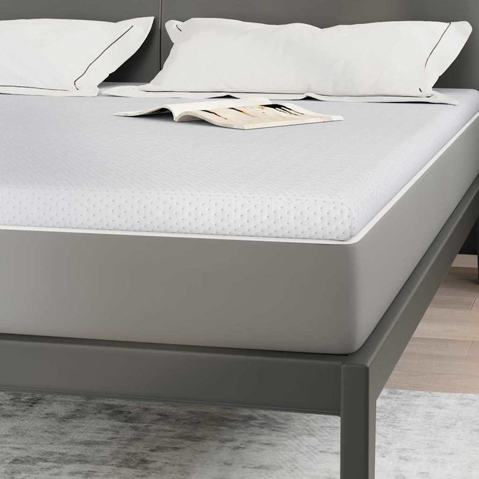 Suport pentru saltea Alb 200 x 200 cm Material jacquard WALTI