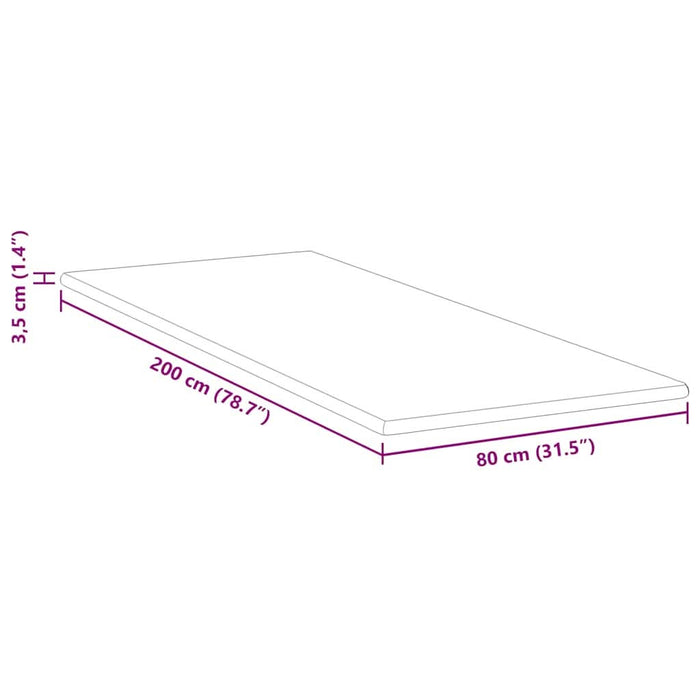 Suport pentru saltea Alb 80 x 200 cm Material jacquard - WALTI WALTI