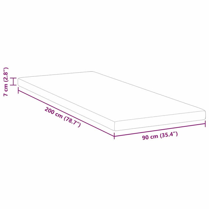 Suport pentru saltea Alb 90 x 200 cm Material jacquard - WALTI WALTI