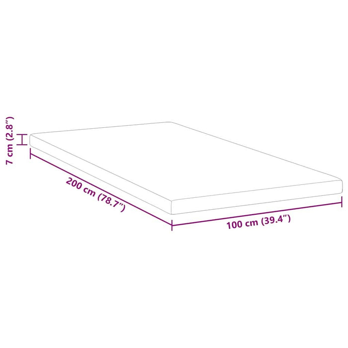 Suport pentru saltea Alb 100 x 200 cm Material jacquard - WALTI WALTI