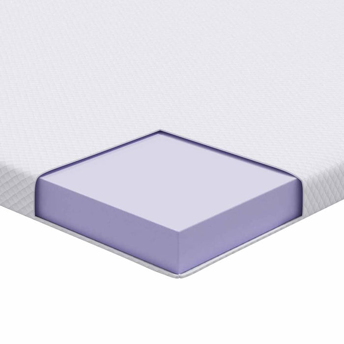 Topper din spumă cu memorie 140 x 190 cm Thick Moale Alb WALTI