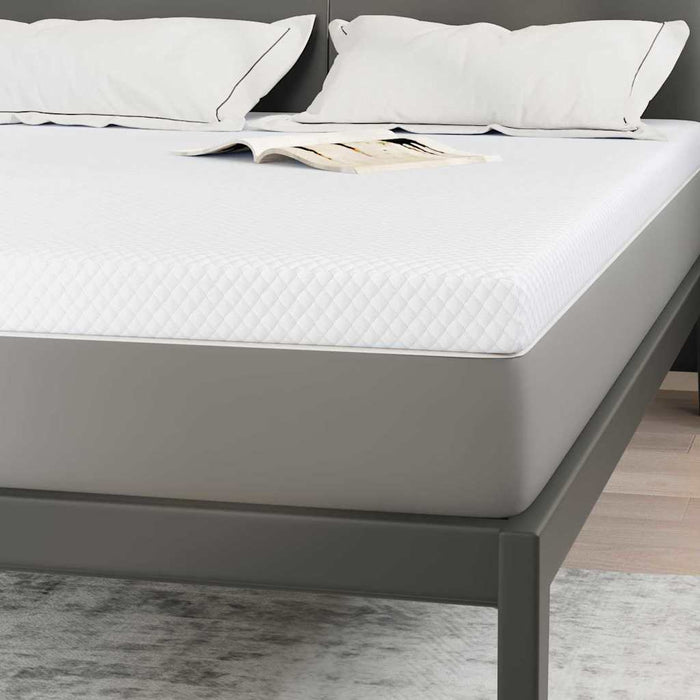 Topper din spumă cu memorie 140 x 190 cm Thick Moale Alb WALTI