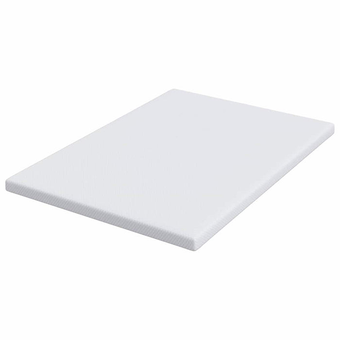 Topper din spumă cu memorie 140 x 190 cm Thick Moale Alb WALTI