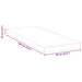 Suport pentru saltea Alb 90 x 190 cm Material jacquard - WALTI WALTI