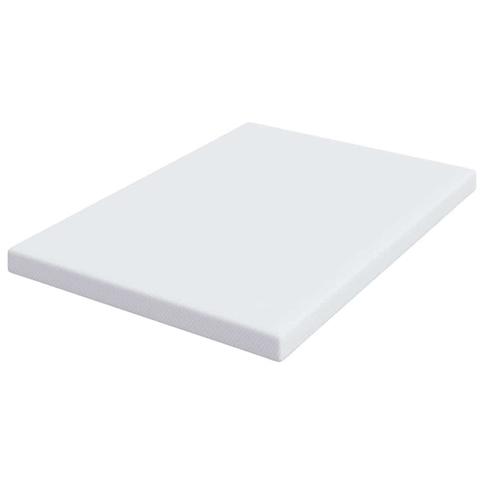 Topper din spumă cu memorie 160 x 200 cm Thick Moale Alb WALTI