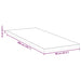 Suport pentru saltea Alb 90 x 200 cm Material Jacquard - WALTI WALTI