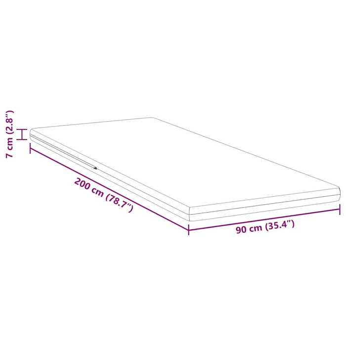 Suport pentru saltea Alb 90 x 200 cm Material Jacquard - WALTI WALTI