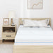 Saltea Alb 90 x 190 cm Material Jacquard - WALTI WALTI