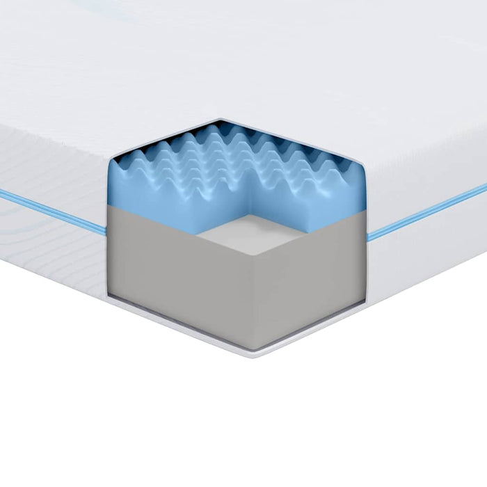 Saltea Alb 100 x 200 cm Spumă - WALTI WALTI